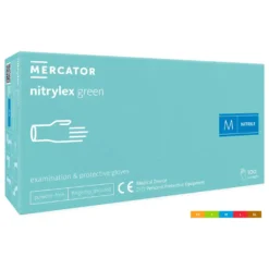Nitrilhandske Mercator Nitrylex Green Latexfri, mintgrön, 100 st