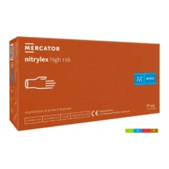 Nitrilhandske Mercator Nitrylex High Risk, orange, 100 st