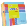 Notiskub Stick'n Notes Häftis, 76x76mm, blå och gul