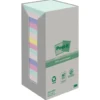 Notislappar Post-it Recycled 76x76 mm, blandade naturfärger, 16 block