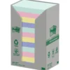 Notislappar Post-it Recycled, 38x51 mm, naturfärger, 24 block
