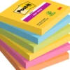 Notislappar Post-it Super Sticky 654-6SS-CARN Carnival, 76x76mm, 6 block