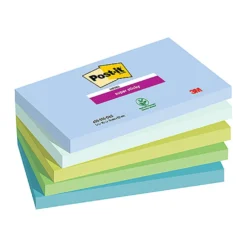 Notislappar Post-it Super Sticky Oasis, 76x127mm, 5 block