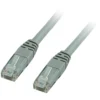 Nätverkskabel Deltaco Cat6 U/UTP, 1m, 250MHz, grå