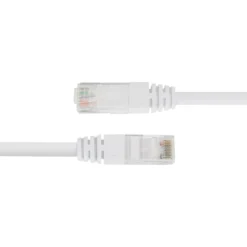 Nätverkskabel Deltaco U/UTP Cat 6, vit, 3m, LSZH