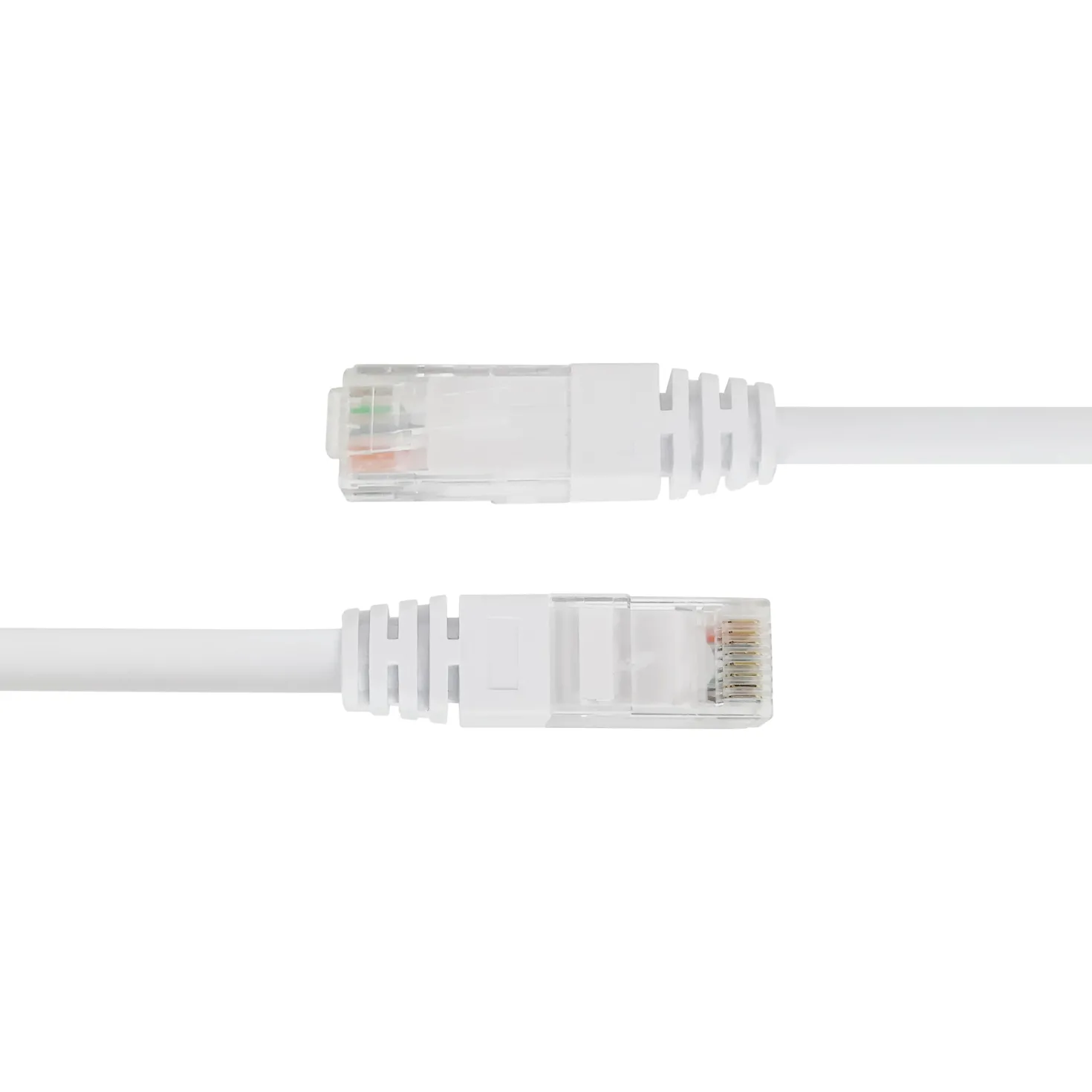 Nätverkskabel Deltaco U/UTP Cat 6, vit, 1m, LSZH