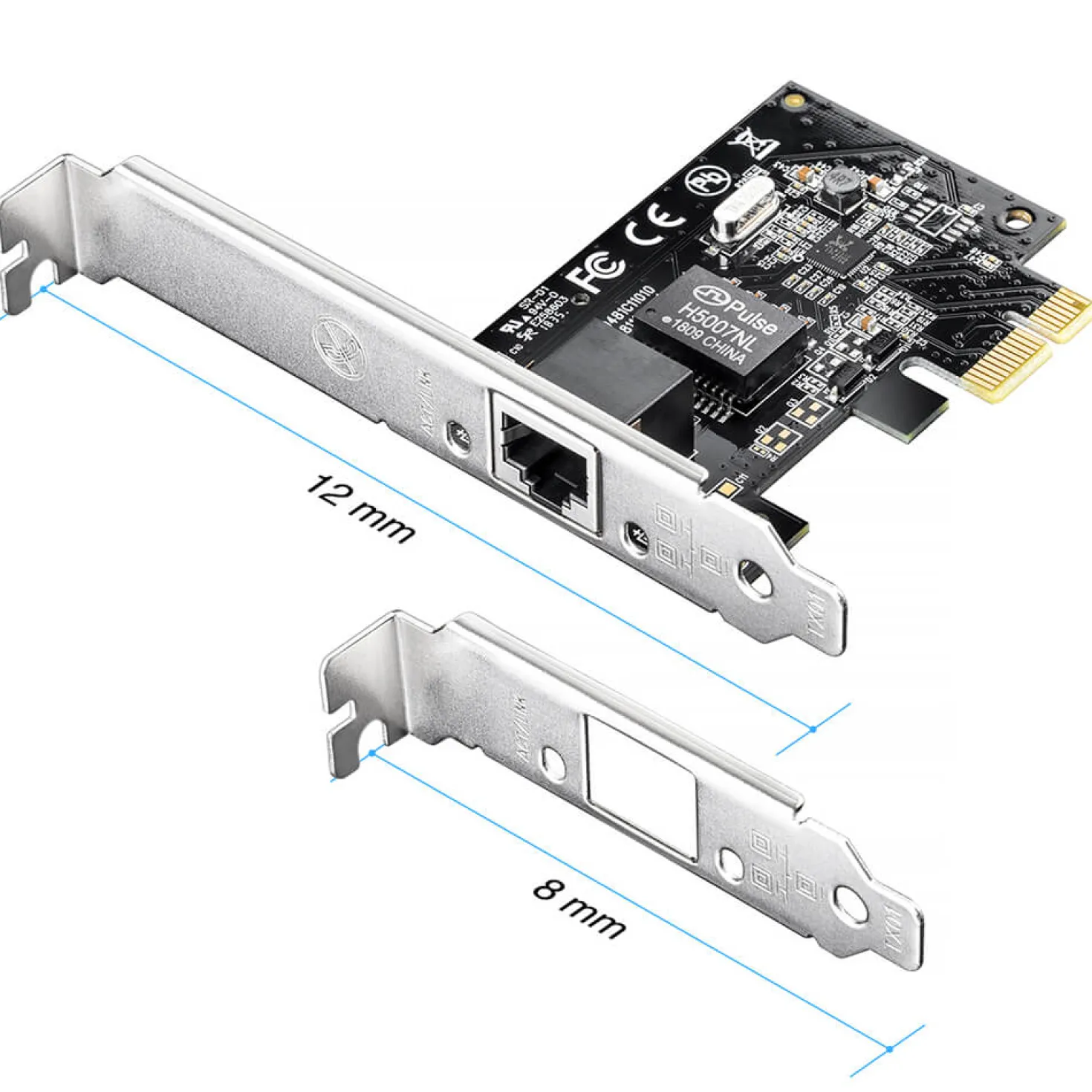 Nätverkskort CUDY PE10 PCIe Gigabit, 1-port, low-profile