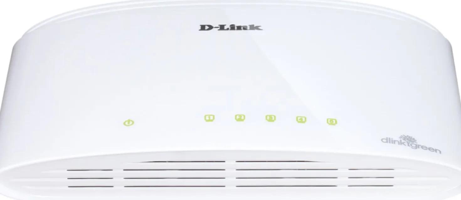 Nätverksswitch D-Link DGS-1005D Ohanterad, 5 portar, Gigabit
