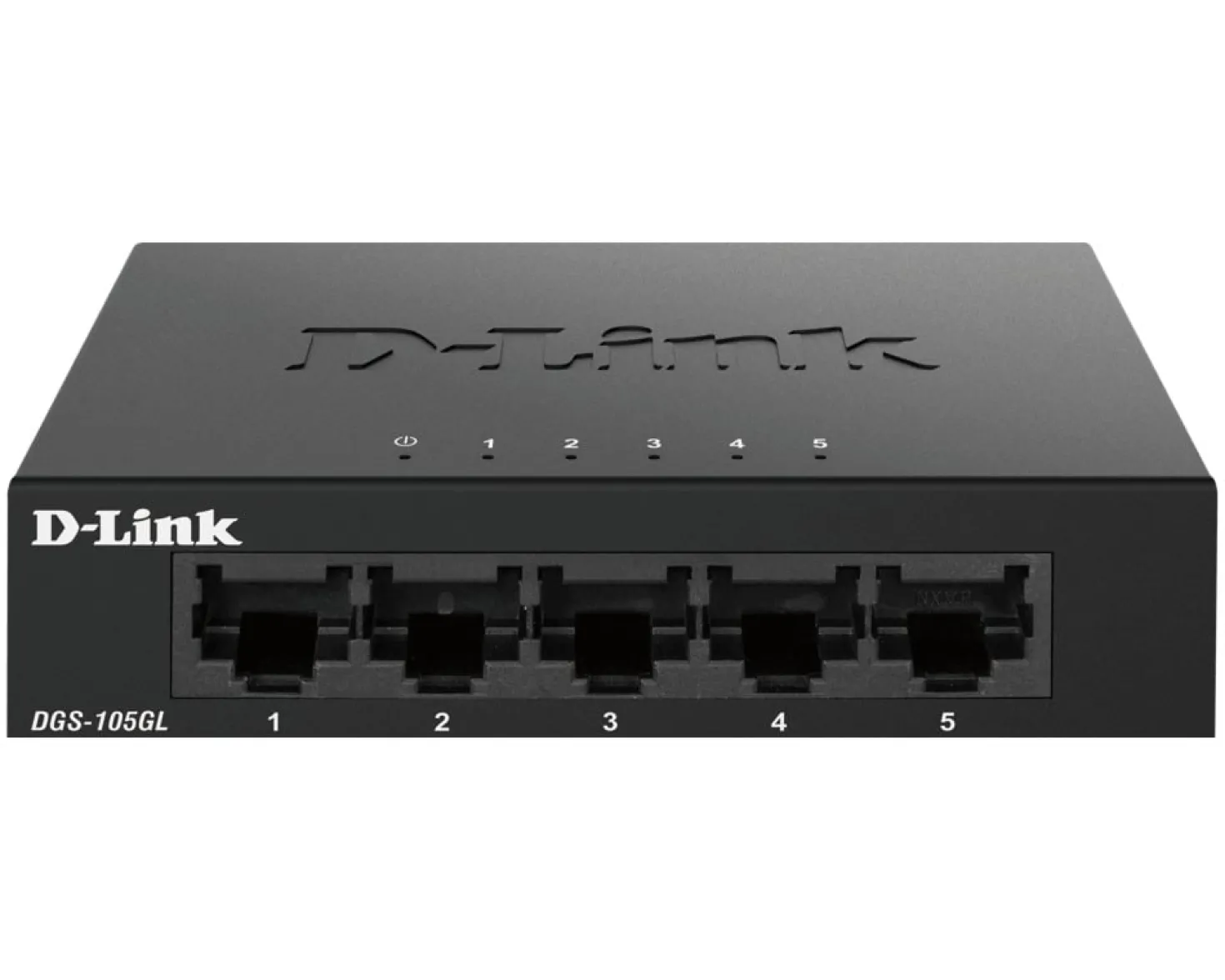 Nätverksswitch D-Link DGS-105GL, ohanterad, 5-port Gigabit, metallhölje
