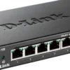 Nätverksswitch D-Link 8-port 10/100 Mbps, metallhölje