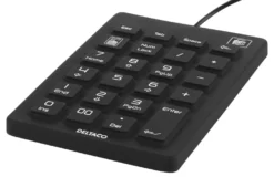 Numeriskt Tangentbord Deltaco KAB-TB-510 Silikon, IP68, 23 knappar, USB