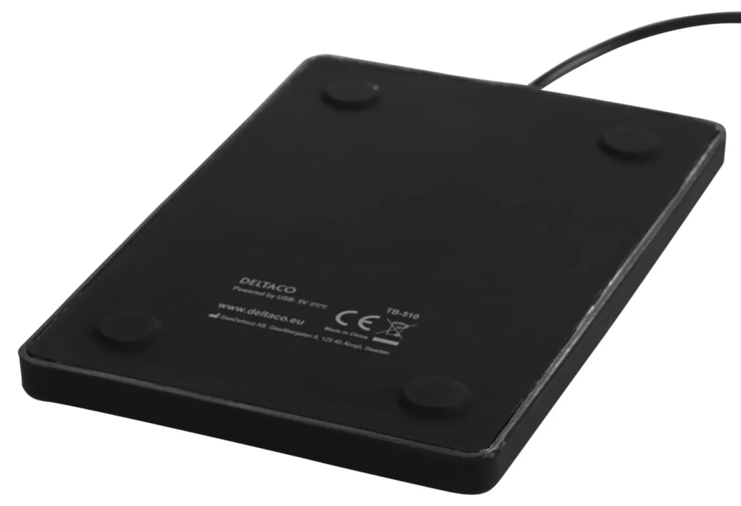 Numeriskt Tangentbord Deltaco KAB-TB-510 Silikon, IP68, 23 knappar, USB
