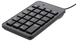 Numeriskt Tangentbord Deltaco TB-120, 23 tangenter, USB, svart