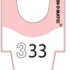 Nummerlappar Turn-O-Matic Mod T90, rosa