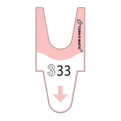 Nummerlappar Turn-O-Matic Mod T90, rosa