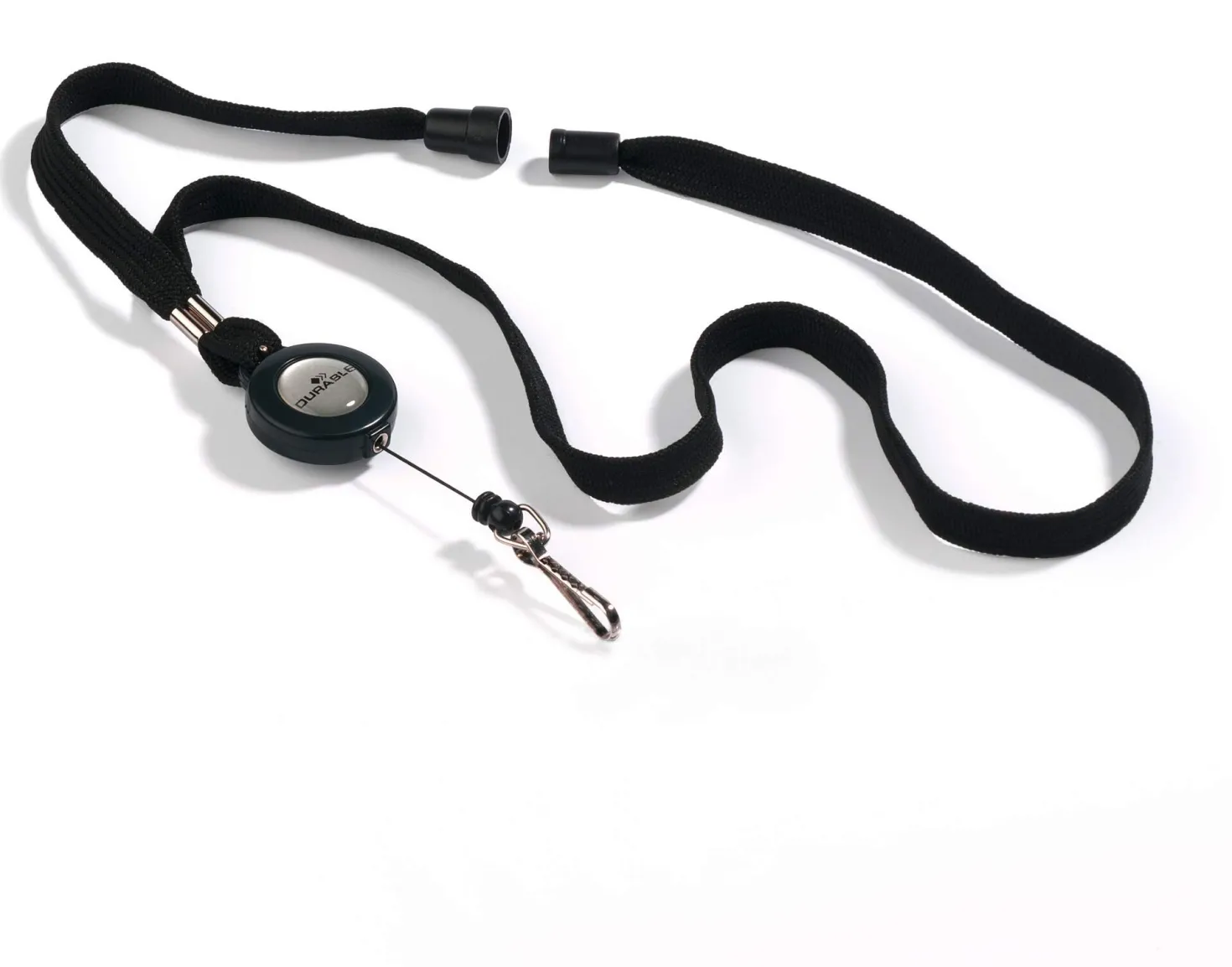 Nyckelband Durable 8223 med jojo och hake, 1 cm