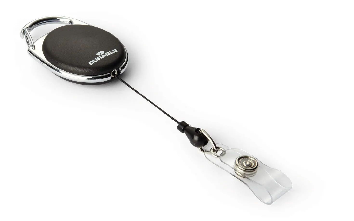Nyckelring Jojo Durable STYLE 8324 med knäppfäste, oval, 1-pack