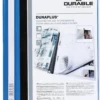 Offertmapp Durable Duraplus A4, blå, transparent framsida