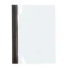 Offertmapp PP A4 svart, fastmekanism, transparent front