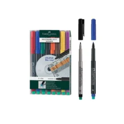 OH-penna Faber-Castell Multimark V M Vattenlöslig, 4-set, 1 mm