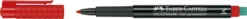OH-penna Faber-Castell Multimark P Permanent, röd, Medium