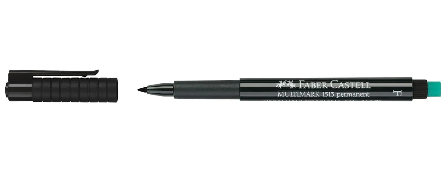 Overheadpenna Faber-Castell Multimark P F, svart, fin spets