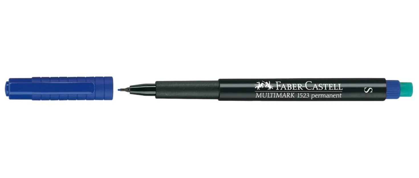 Overheadpenna Faber-Castell Multimark P Sf, permanent, blå