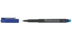 Overheadpenna Faber-Castell Multimark P F, blå, raderbar