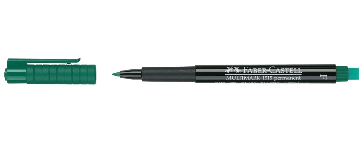 Overheadpenna Faber-Castell Multimark P F, permanent, grön