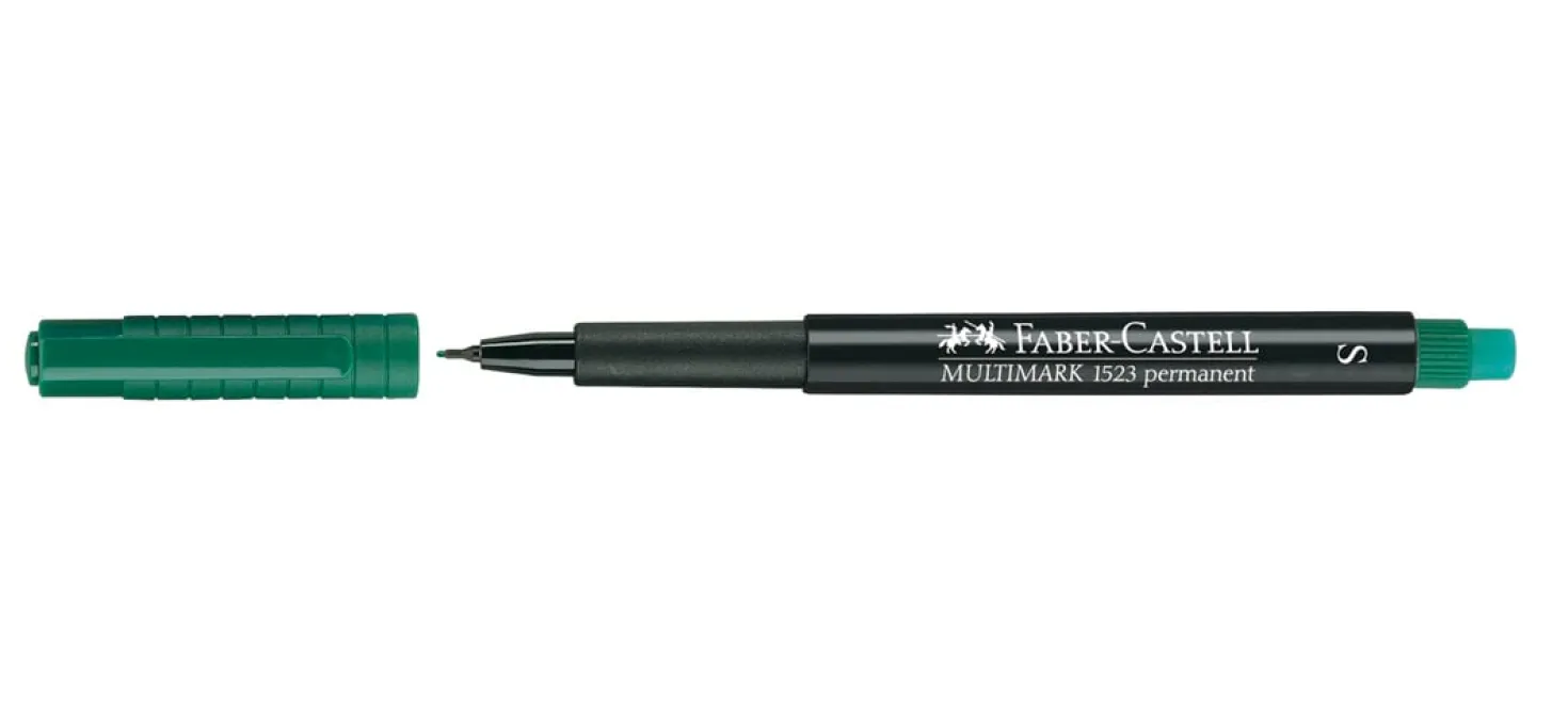 Overheadpenna Faber-Castell Multimark P Sf, permanent, grön