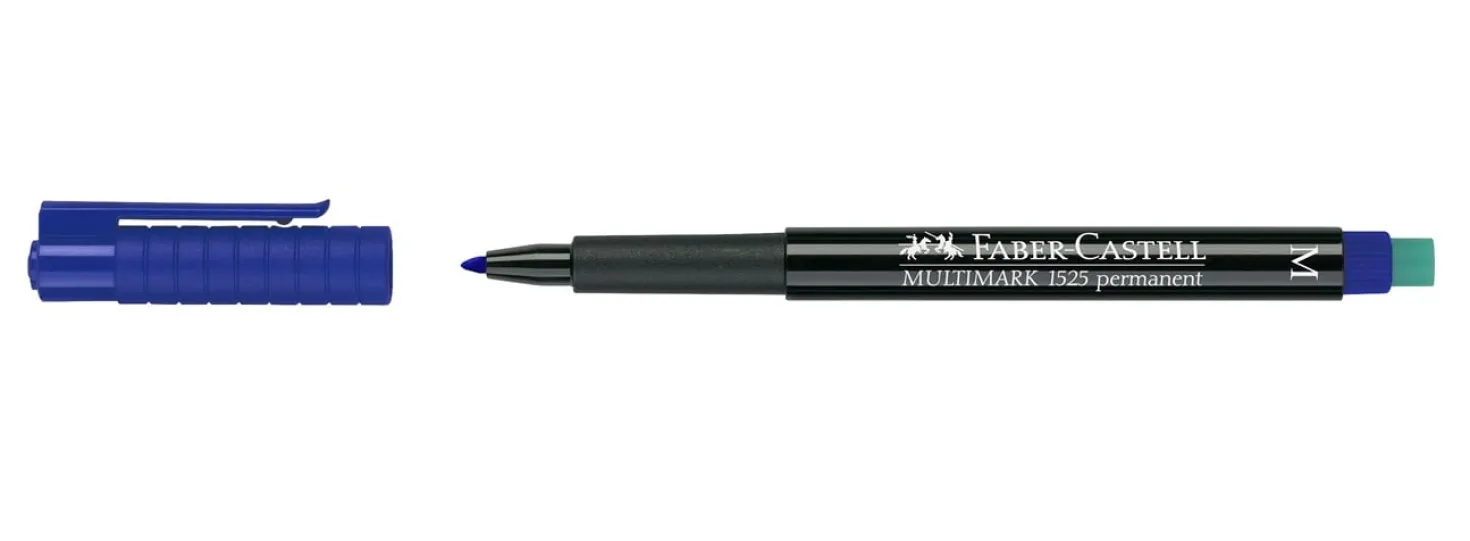 Overheadpenna Faber-Castell Multimark P M, permanent, blå