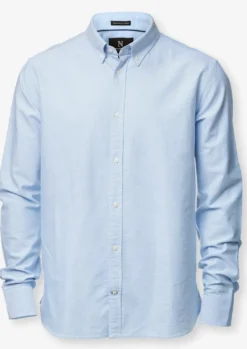 Oxford-skjorta Nimbus Rochester Casual Herr, ljusblå, 3XL