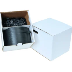 Packband PP NMH Packaging 12 mm x 1000 m, inkl. 500 plastspännen, svart
