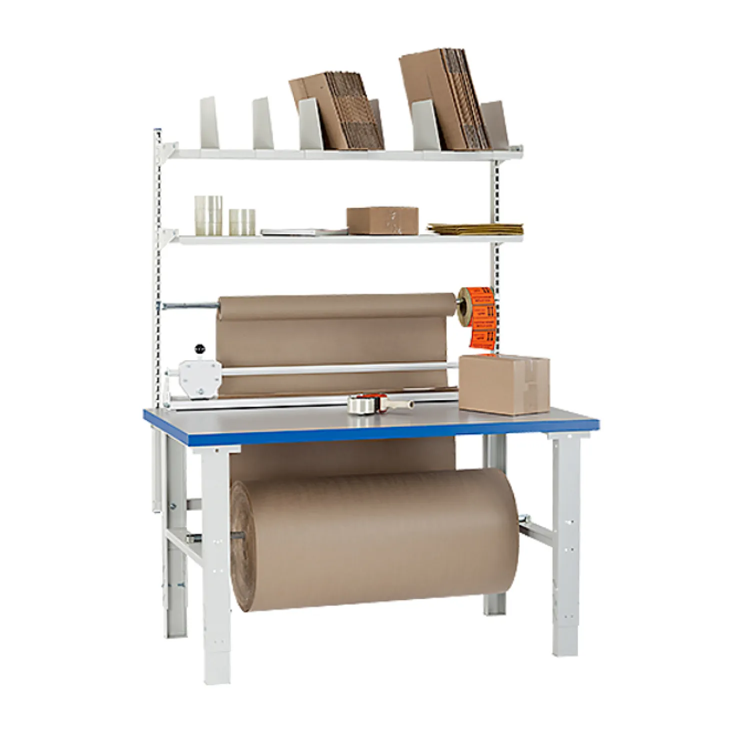 Packbord GBP Benbock, 2000x800 mm, 500 kg lastkapacitet, vit