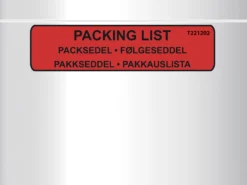 Packsedelskuvert Docustick C5 med tryck, självhäftande, 1000 st