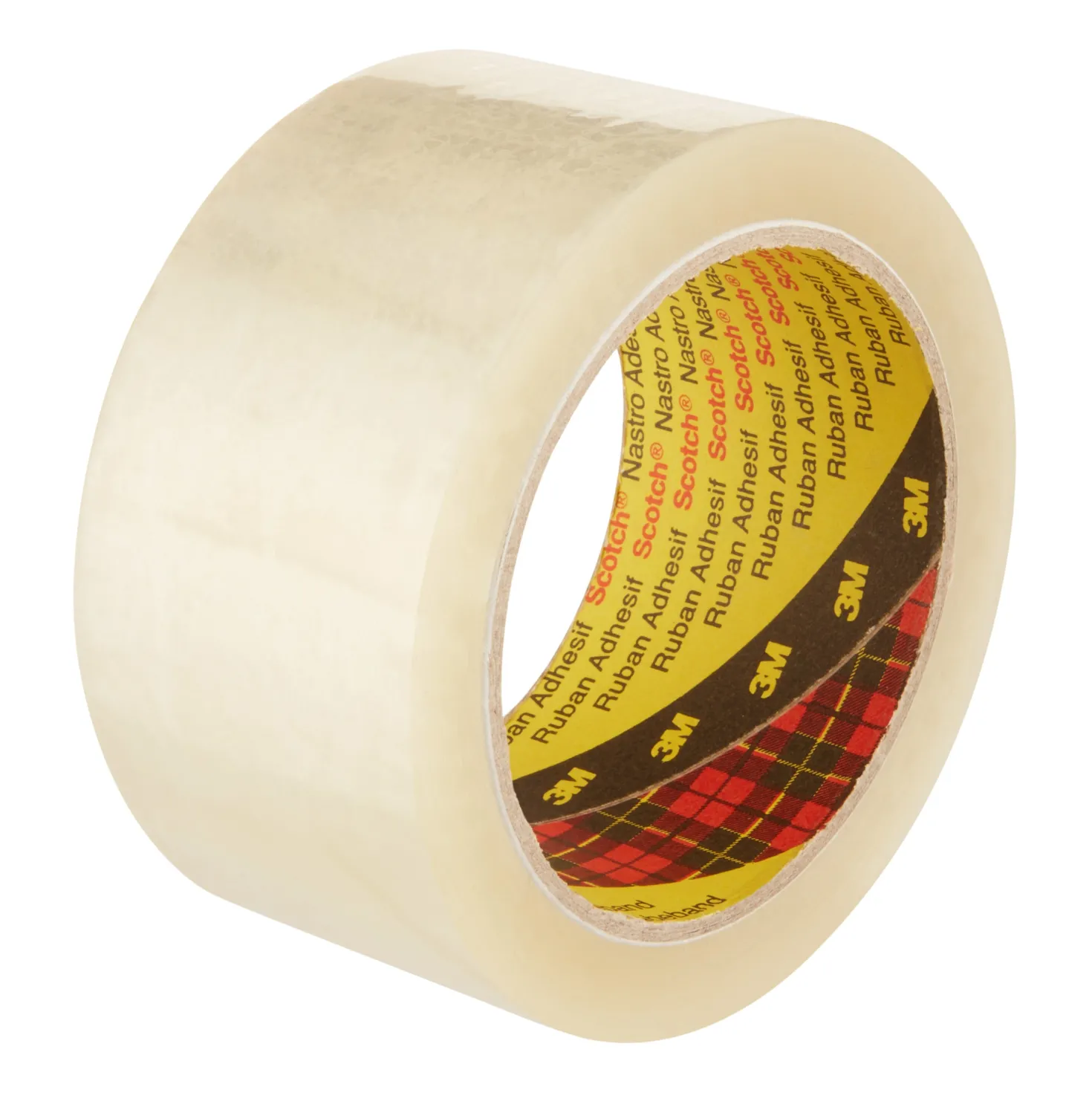 Packtejp Scotch Transparent, tyst avrullning, 66m x 50mm