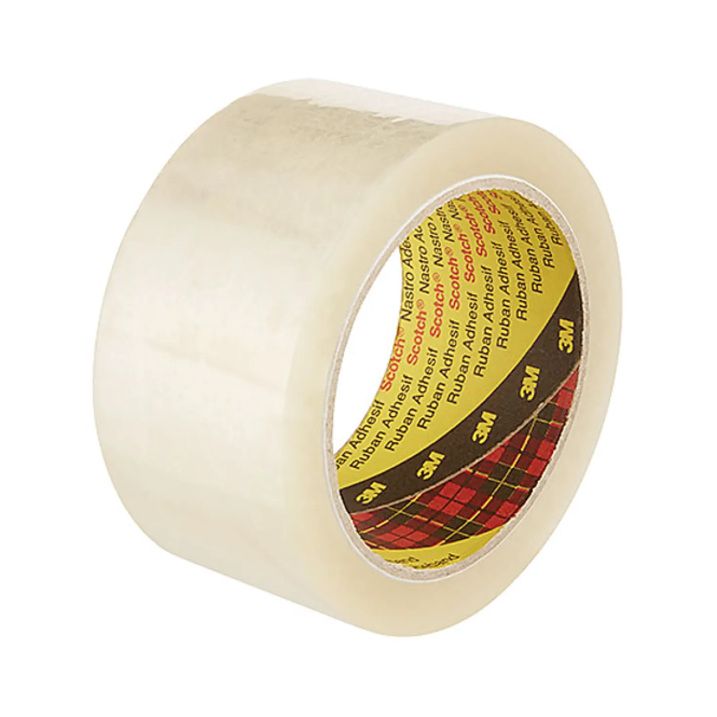 Packtejp Scotch Transparent, tyst avrullning, 66m x 50mm