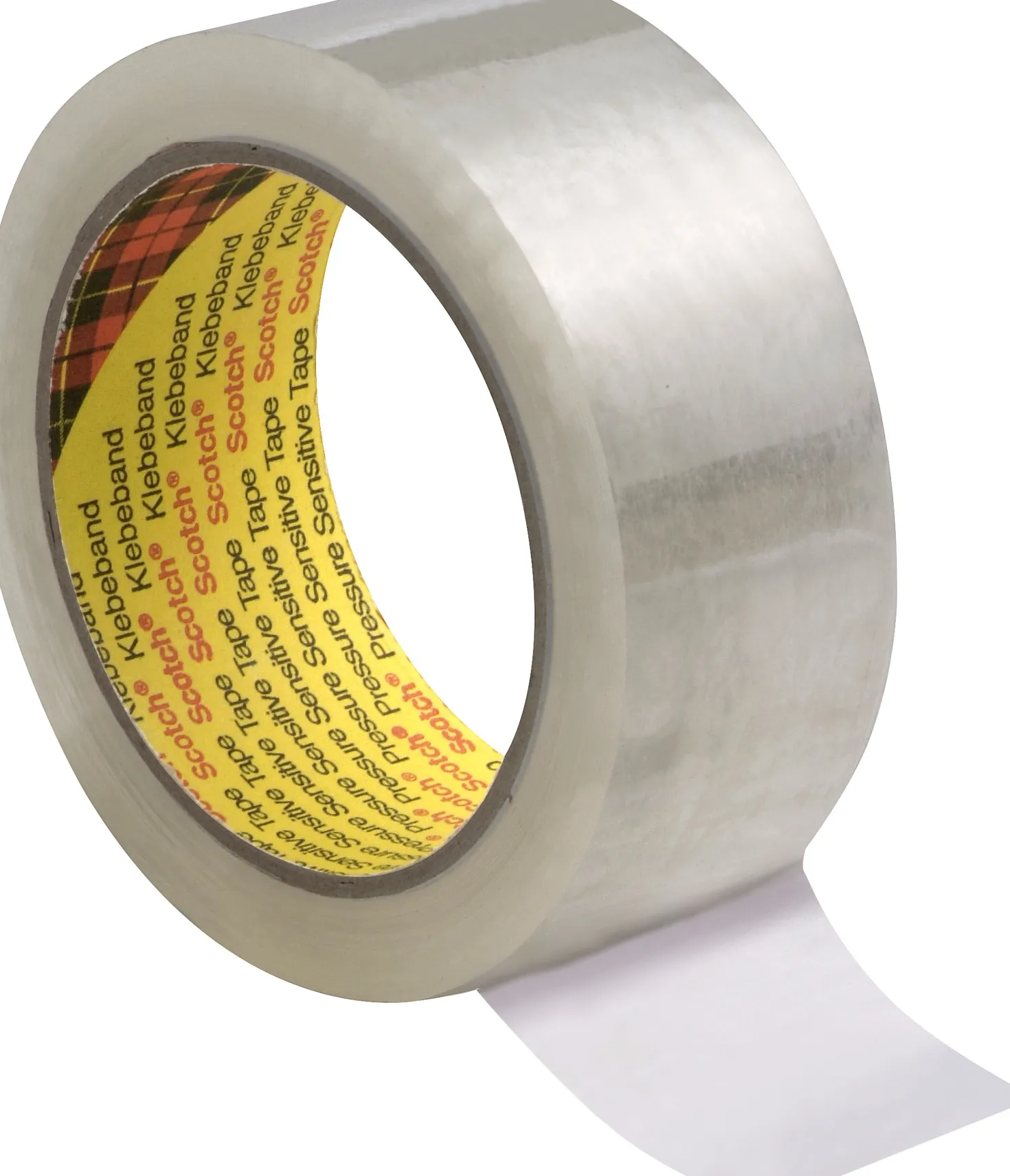 Packtejp Scotch Transparent, tystavrullad, 66m x 38mm