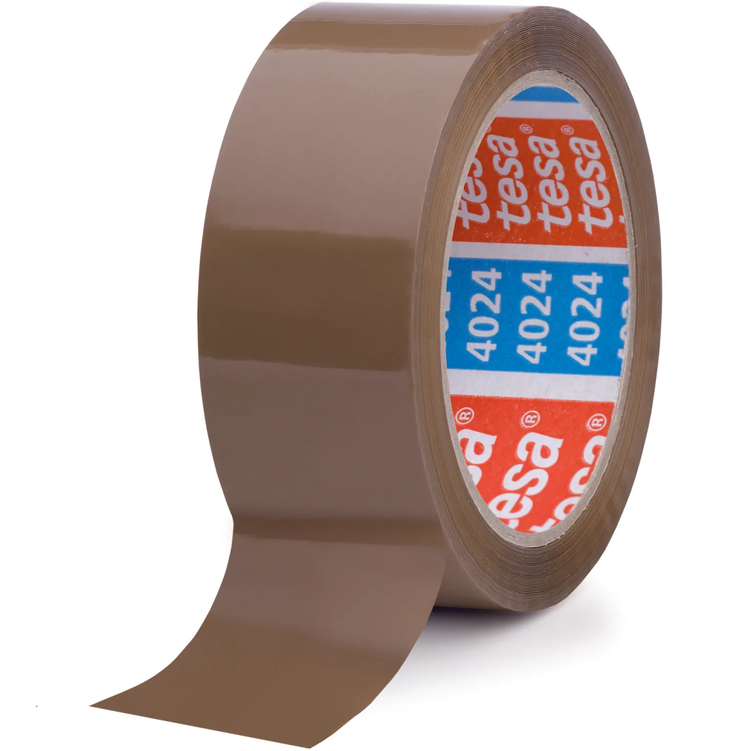 Packtejp Tesa 4024 Tystavrullad, brun, 38mm x 66m