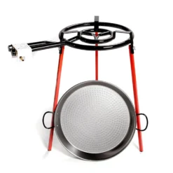 Paellaset Vaello 46 cm, gasbrännare 11,7 kW, stativ