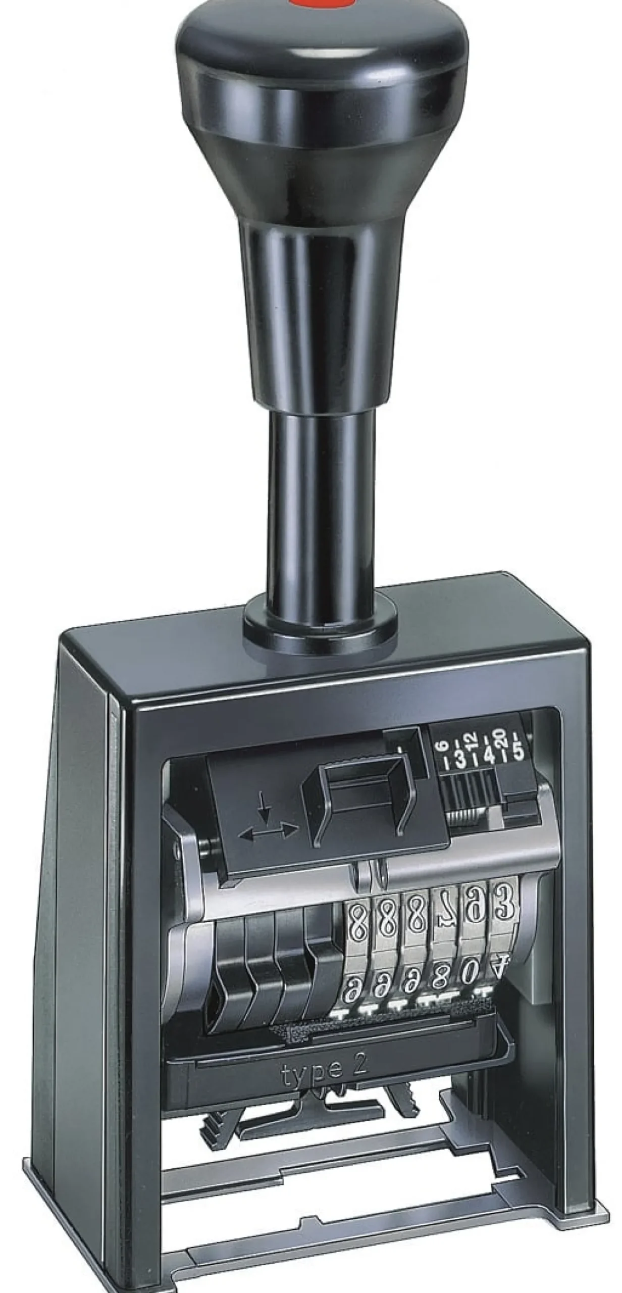 Pagineringsstämpel Reiner B6K, 6 hjul, 4,5mm texthöjd