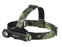 Pannlampa GP Discovery CHR35, laddbar, 130 m räckvidd, magnetfäste