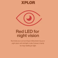 Pannlampa GP Xplor PHR16, 300 lumen, laddbar, 44 g