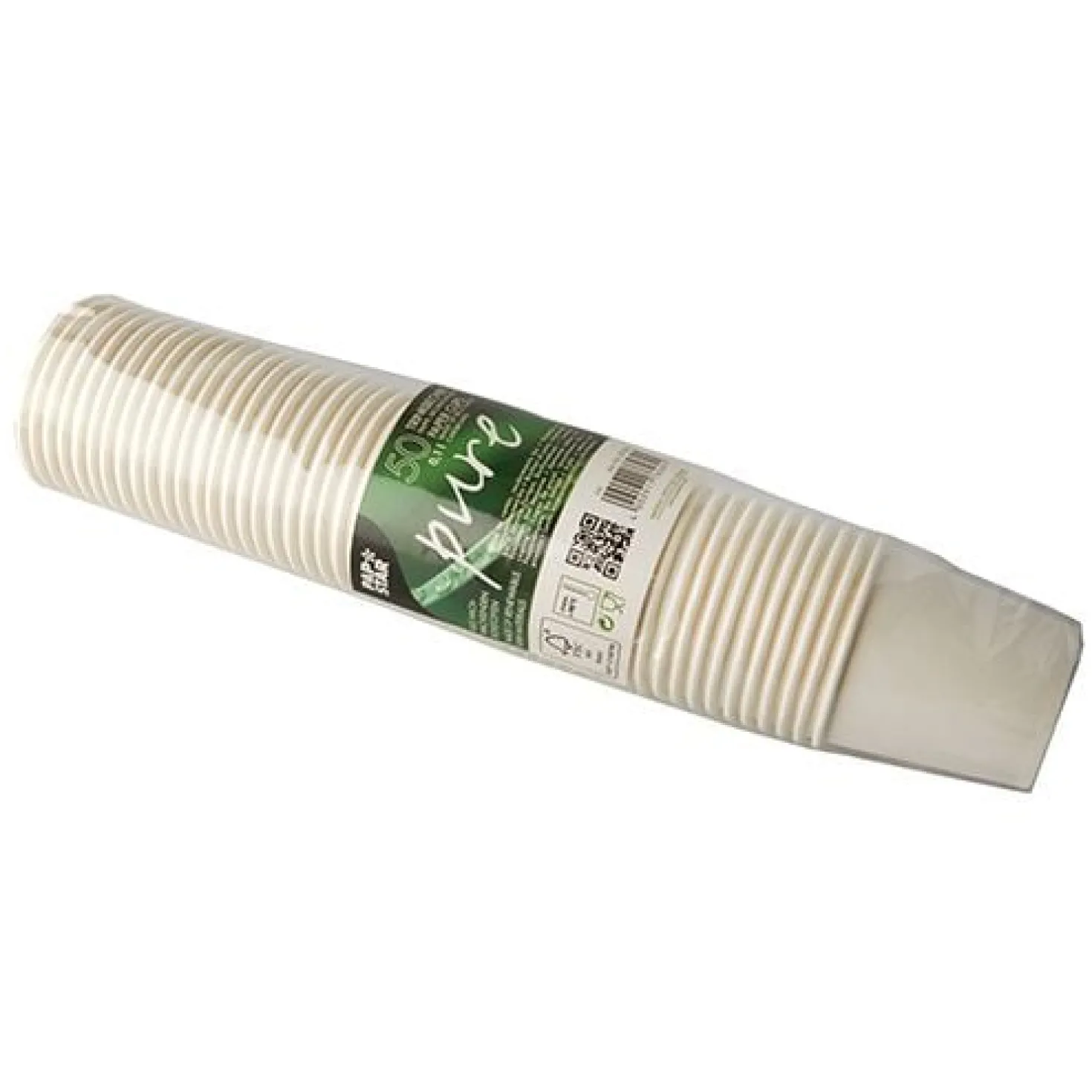 Pappersbägare Papstar Engångs, vit, 0,1L, 50 st