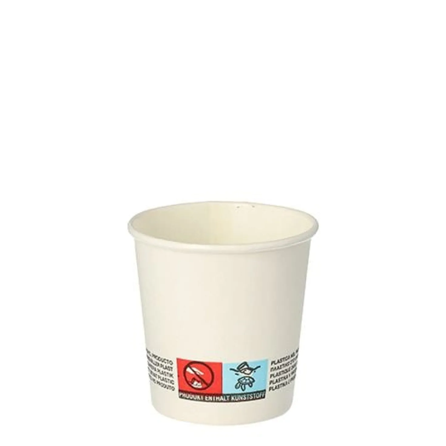 Pappersbägare Papstar Engångs, vit, 0,1L, 50 st