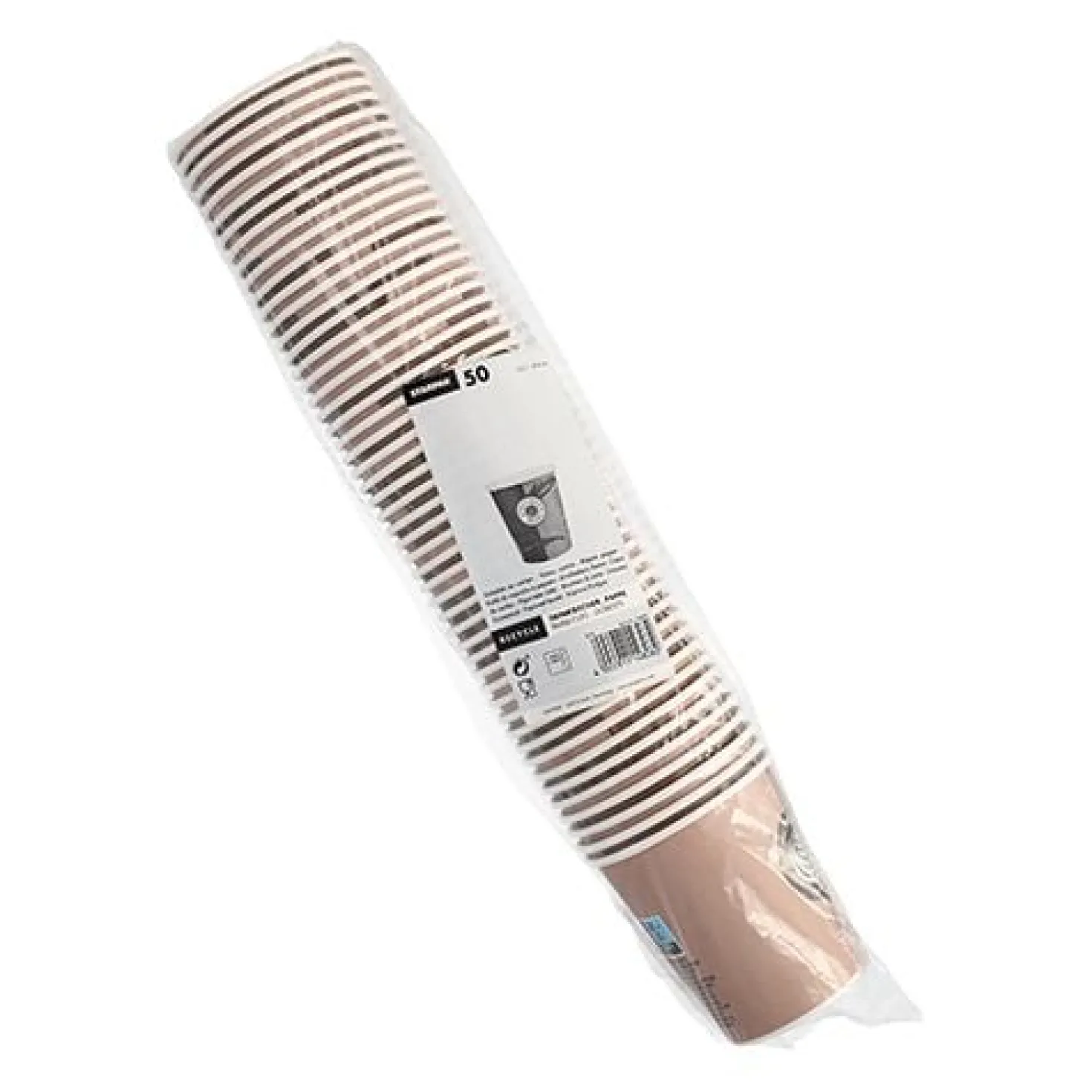 Pappersbägare Papstar To Go, 20cl, brun, 50 st