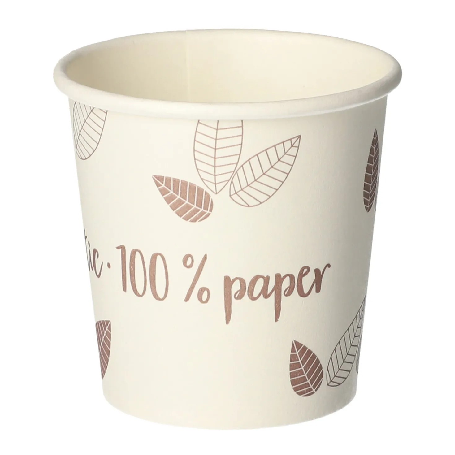 Pappersbägare Papstar Zero Plastfri, 12 cl, 80 st