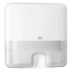 Pappershanddukshållare Tork H2 Mini Multifold, vit, kompakt
