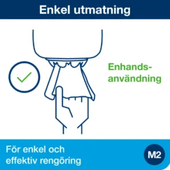 Pappershanddukshållare Tork M2 Dispenser, centrummatad, vit