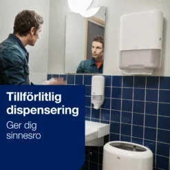 Pappershandduk Tork H3 Advanced V-vikt, 2-lags, vit, 3750 st